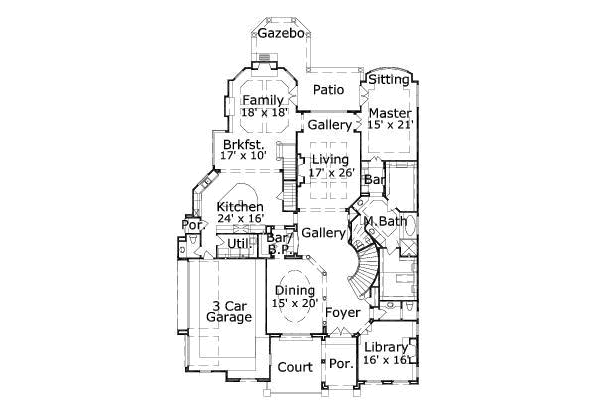 main floor house blueprint