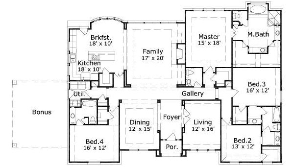 main floor house blueprint