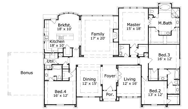 main floor house blueprint