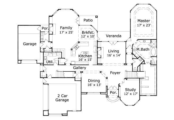main floor house blueprint