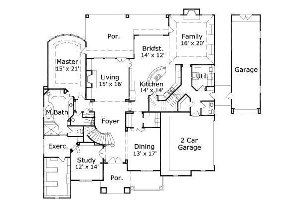 main floor house blueprint