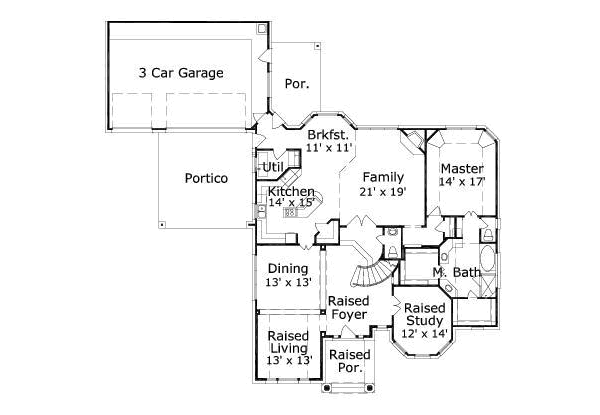 main floor house blueprint