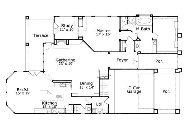 main floor house blueprint