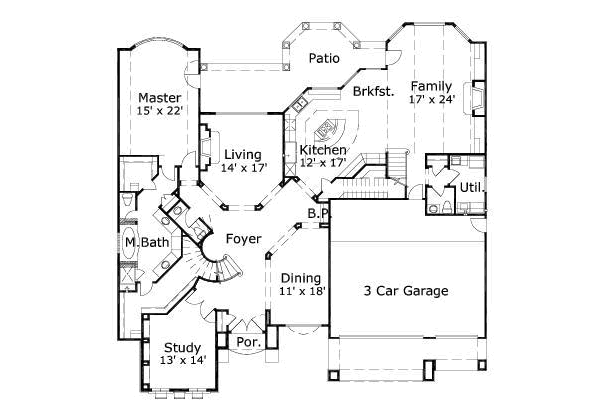 main floor house blueprint