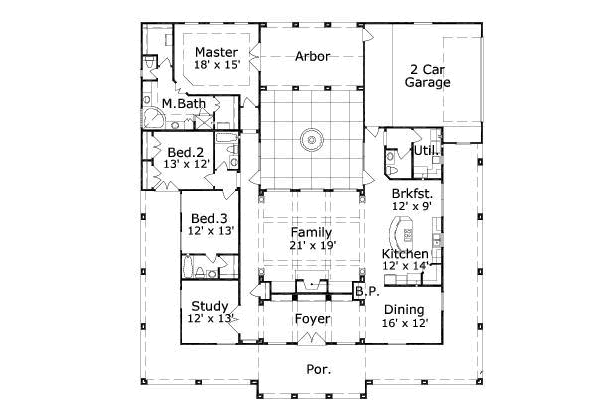 main floor house blueprint
