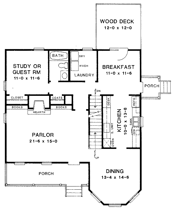 main floor house blueprint