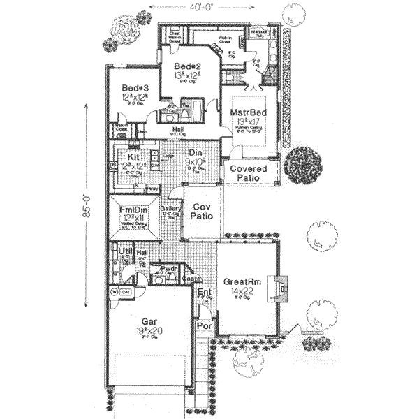main floor house blueprint