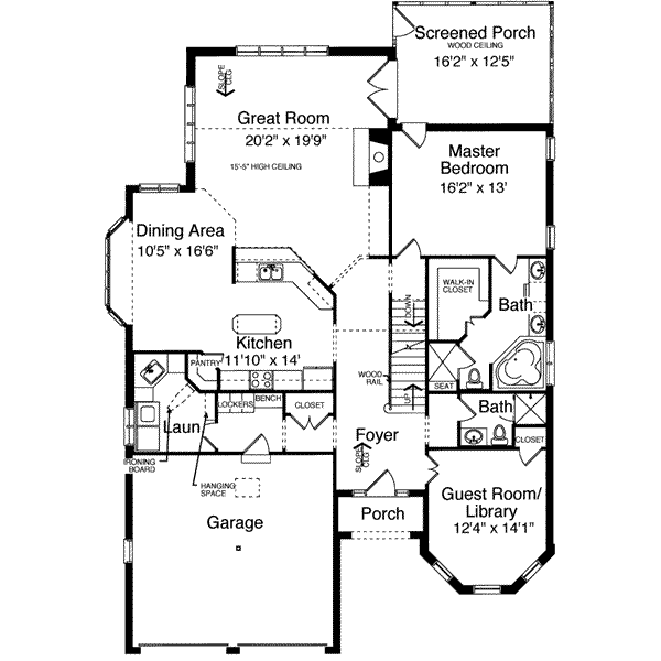 main floor house blueprint