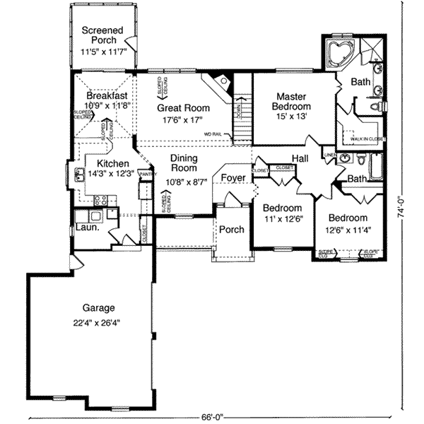 main floor house blueprint