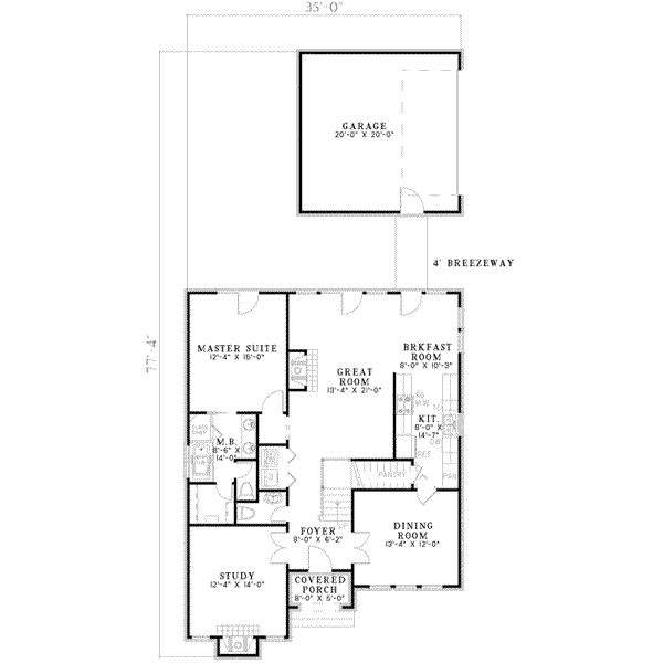 main floor house blueprint
