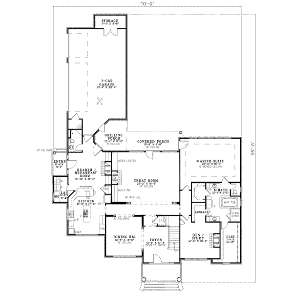 main floor house blueprint