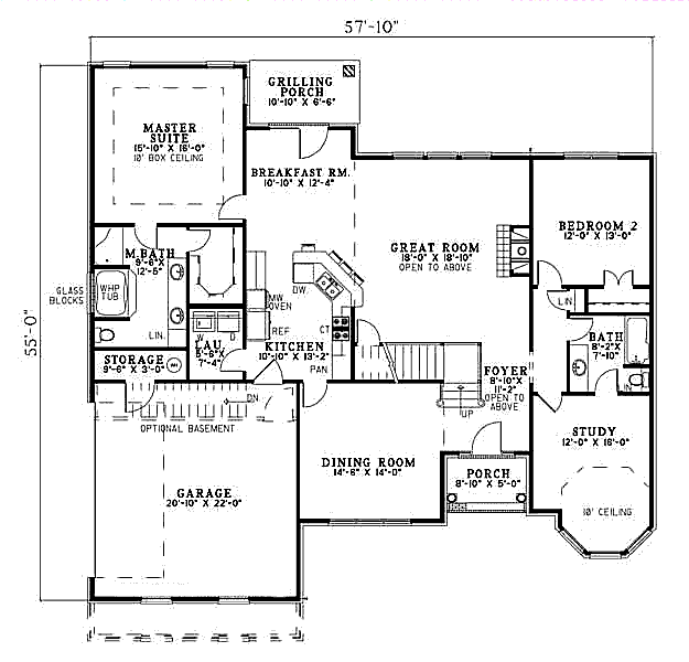 main floor house blueprint