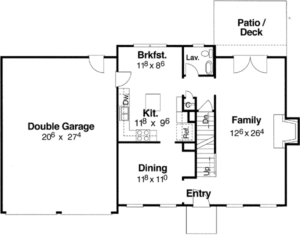 main floor house blueprint