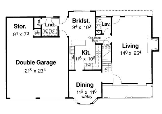 main floor house blueprint