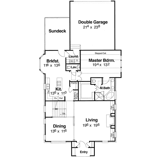 main floor house blueprint