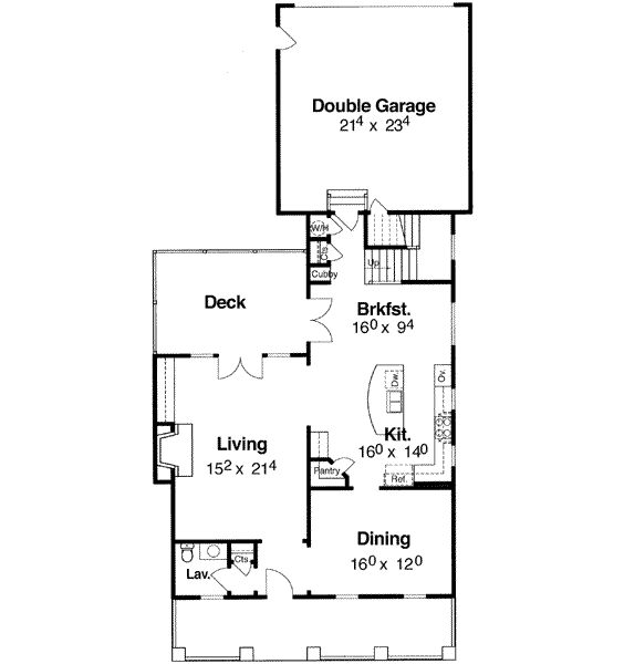 main floor house blueprint