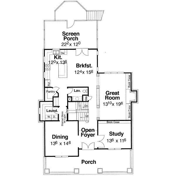 main floor house blueprint