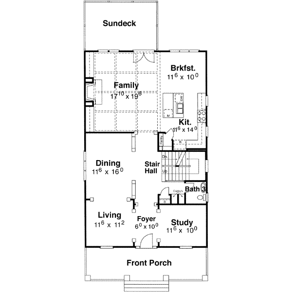 main floor house blueprint