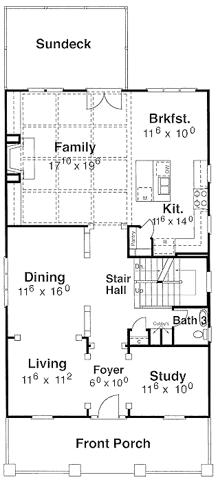 main floor house blueprint
