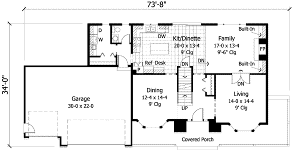 main floor house blueprint