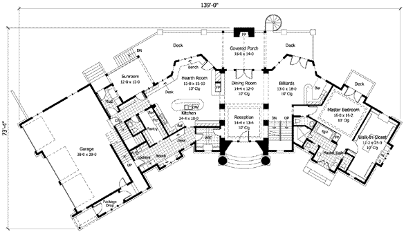 main floor house blueprint