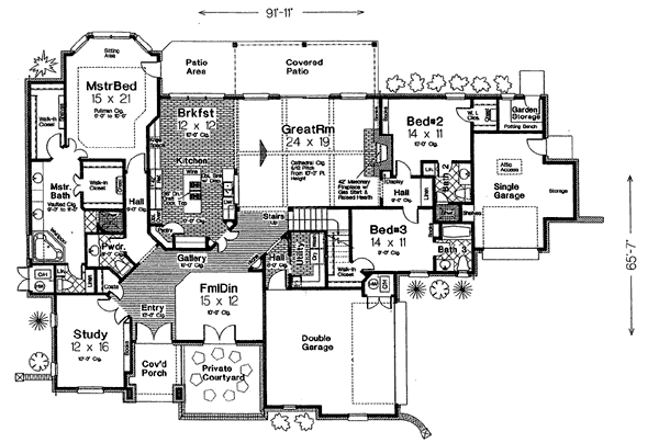 main floor house blueprint