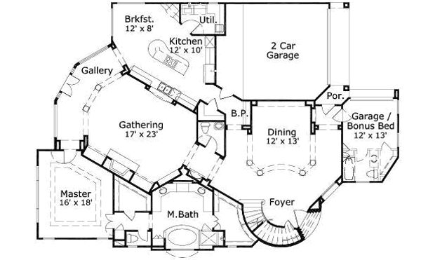 main floor house blueprint