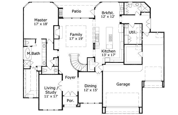 main floor house blueprint