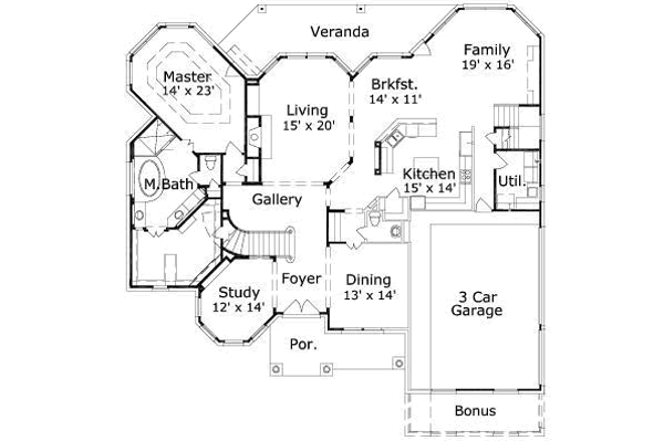 main floor house blueprint