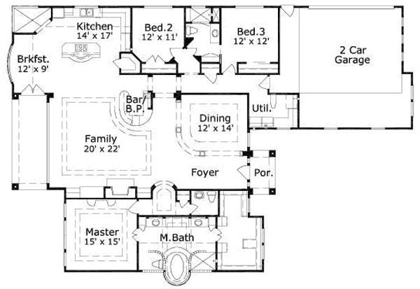 main floor house blueprint