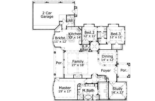 main floor house blueprint