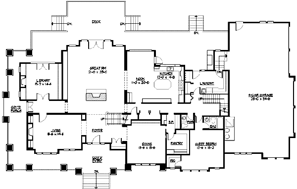 main floor house blueprint