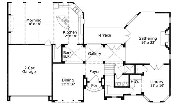 main floor house blueprint