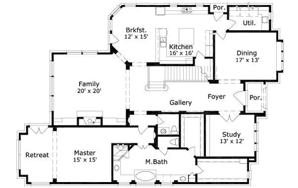 main floor house blueprint