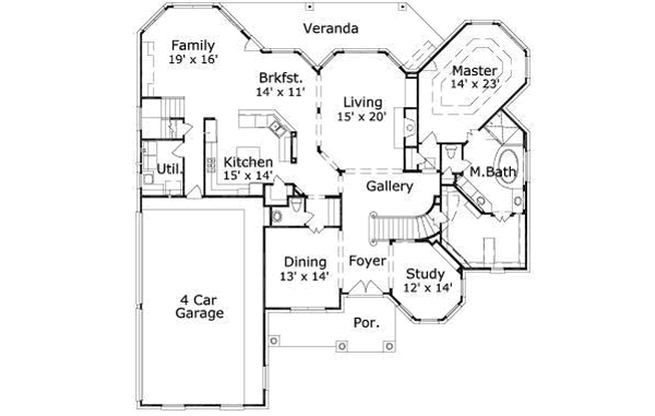 main floor house blueprint