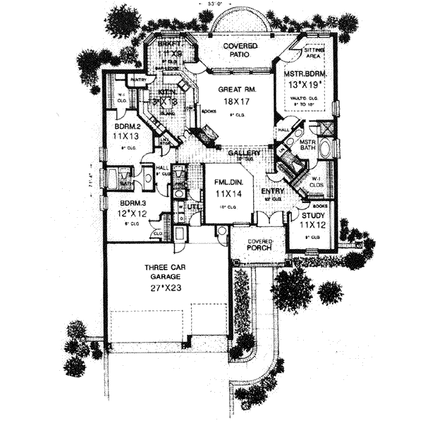 main floor house blueprint