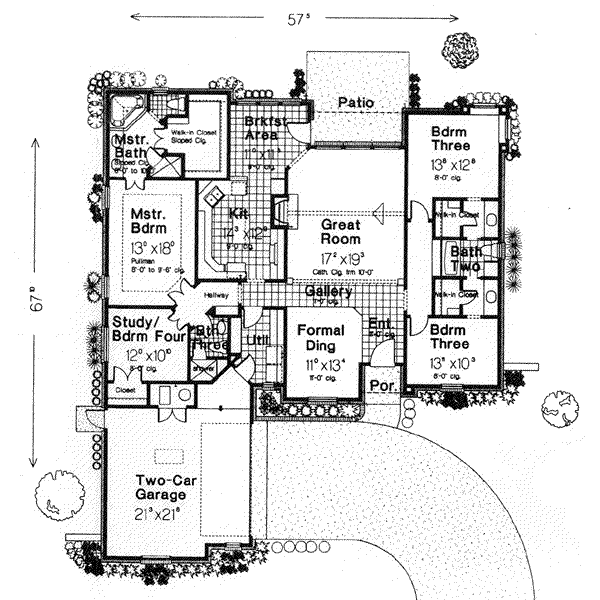 main floor house blueprint