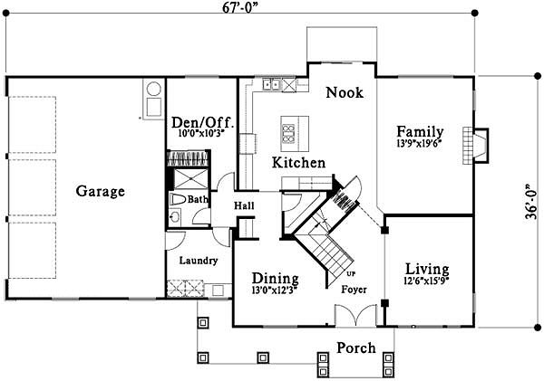 main floor house blueprint