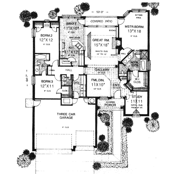 main floor house blueprint