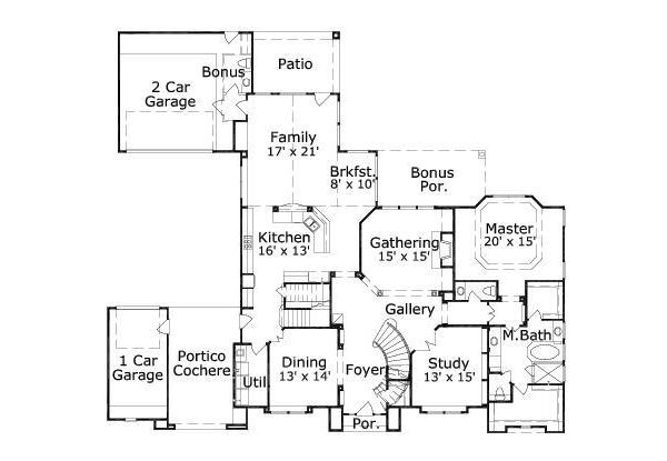 main floor house blueprint