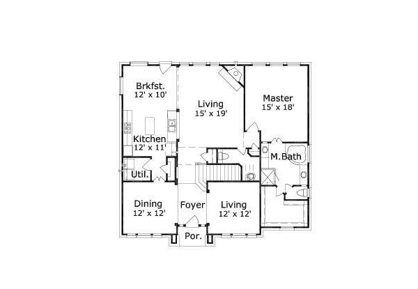 main floor house blueprint