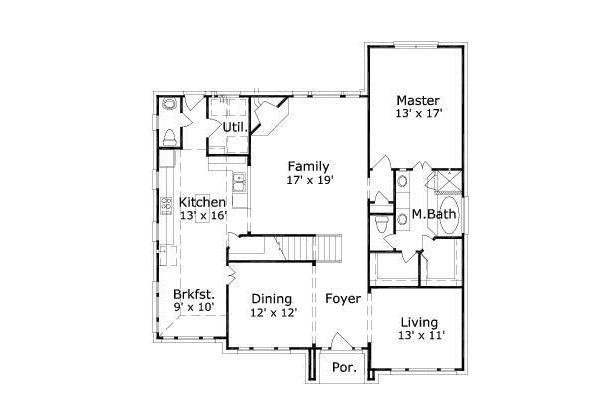 main floor house blueprint