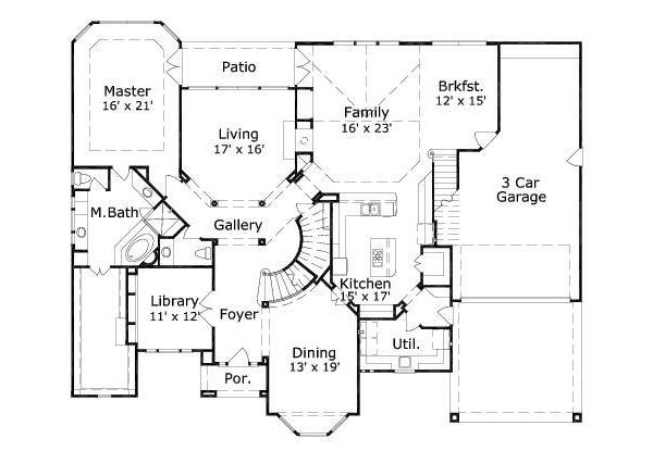 main floor house blueprint