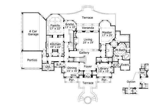 main floor house blueprint