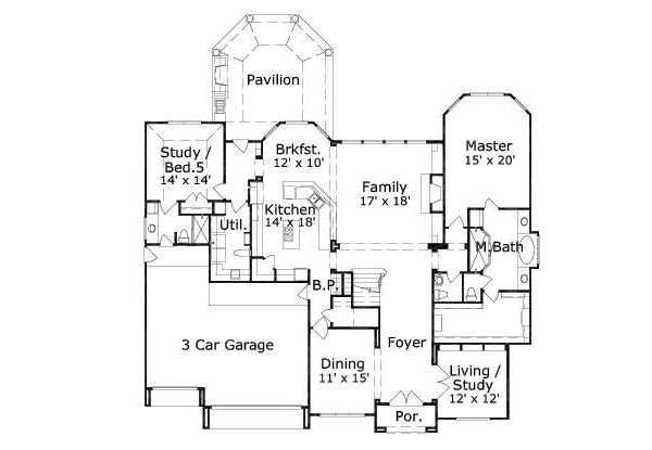 main floor house blueprint