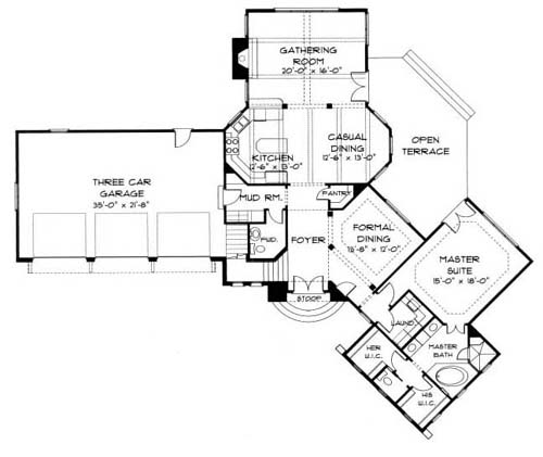 main floor house blueprint