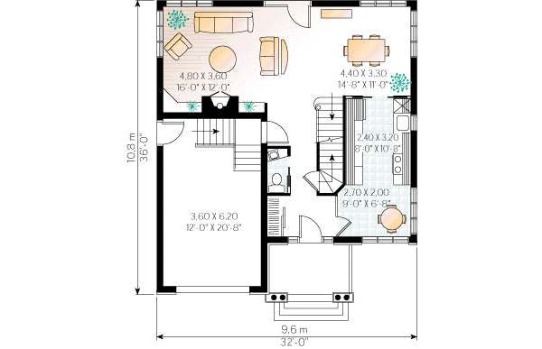 main floor house blueprint