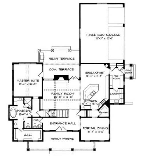 main floor house blueprint