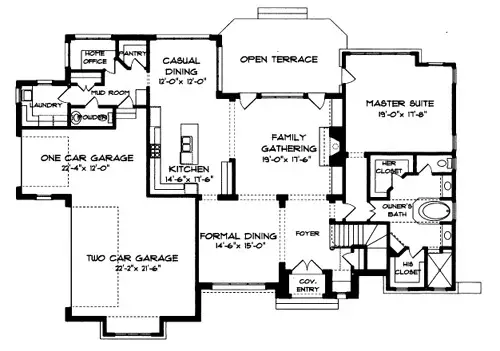 main floor house blueprint