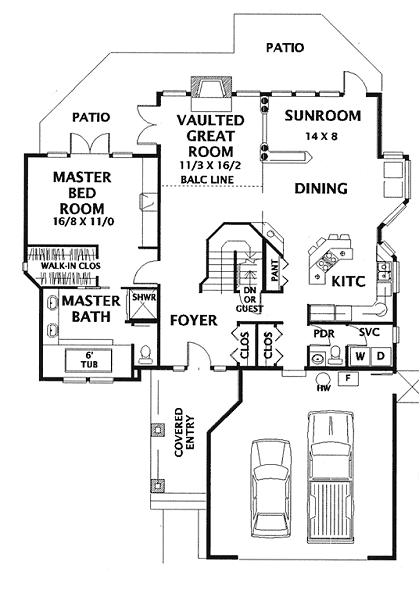 main floor house blueprint